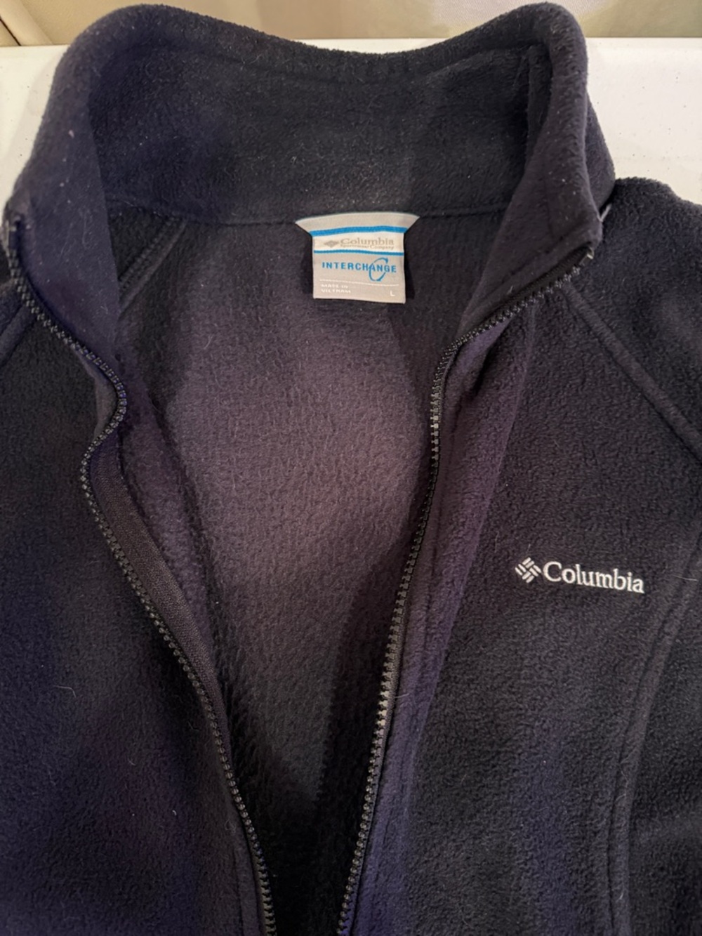 Columbia Women's Black Full-Zip Fleece Jacket - Picture 2 of 2